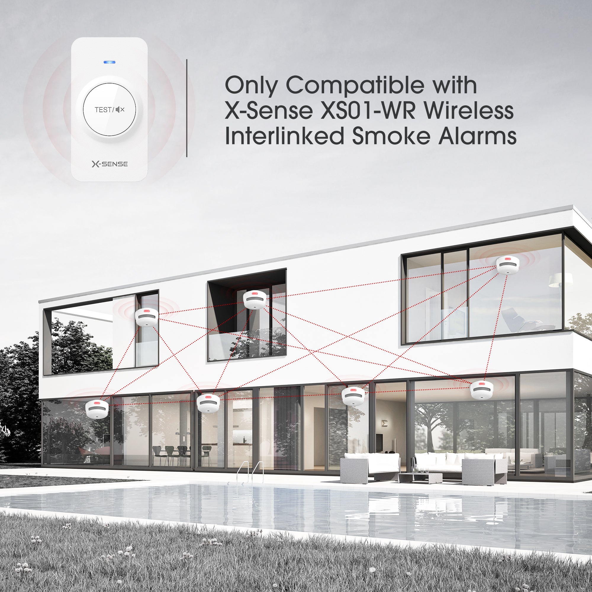 X-Sense RC01 Pro Remote Control with Replaceable Battery