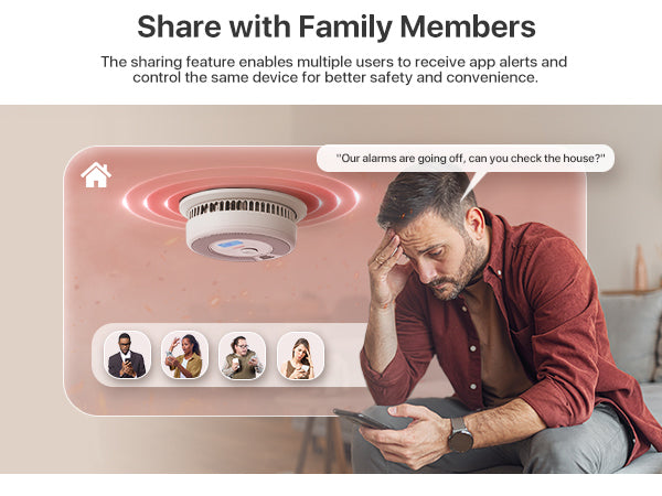 X-Sense SC07-MR Smoke and Carbon Monoxide Detector, Base Station Required