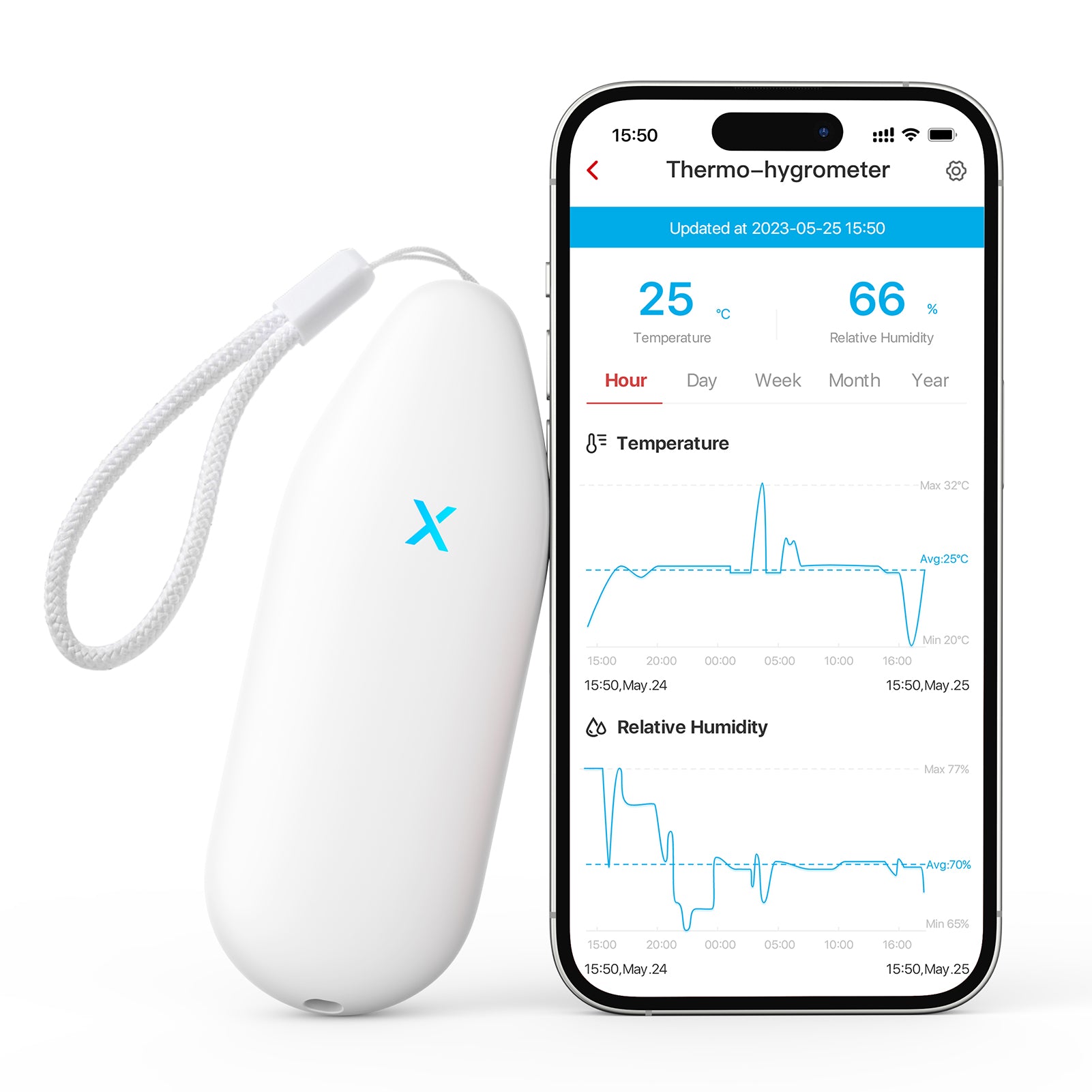 X-Sense WiFi Thermometer Hygrometer (Base Station Required SBS50)