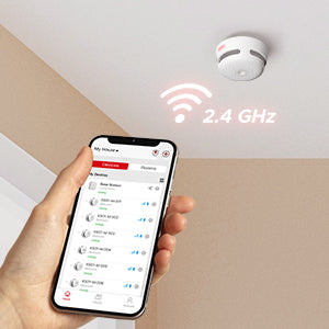 X-Sense Wireless Smart Smoke Detector XS01-M, Compatible with SBS50 Base Station and X-Sense Home Security App