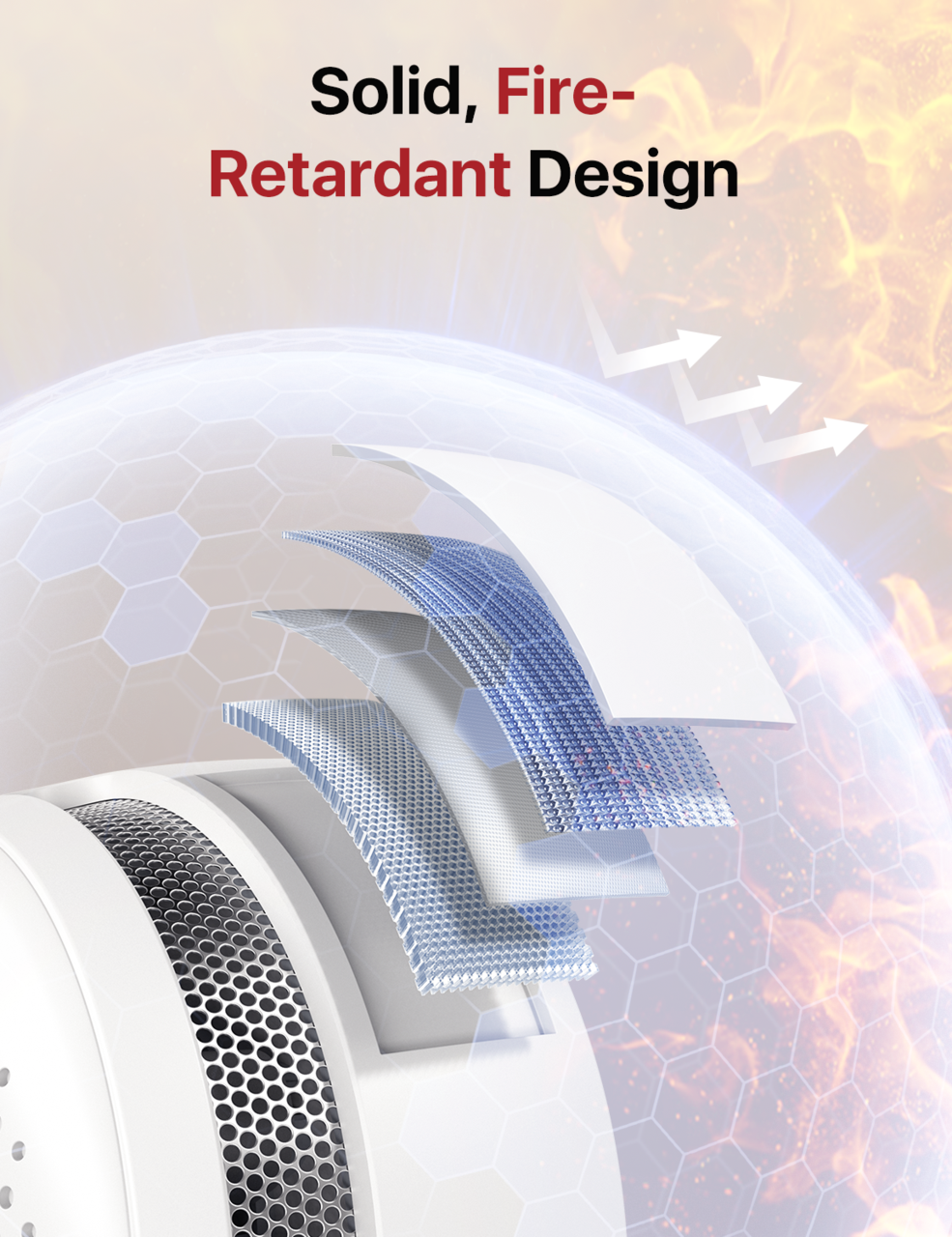 X-Sense XS01 Standalone Smoke Detector with 10 Year Battery